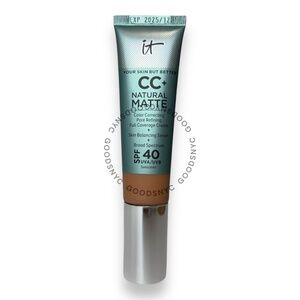 It Cosmetics CC+ Cream Foundation Matte 1.08 oz SPF 40 TAN COOL